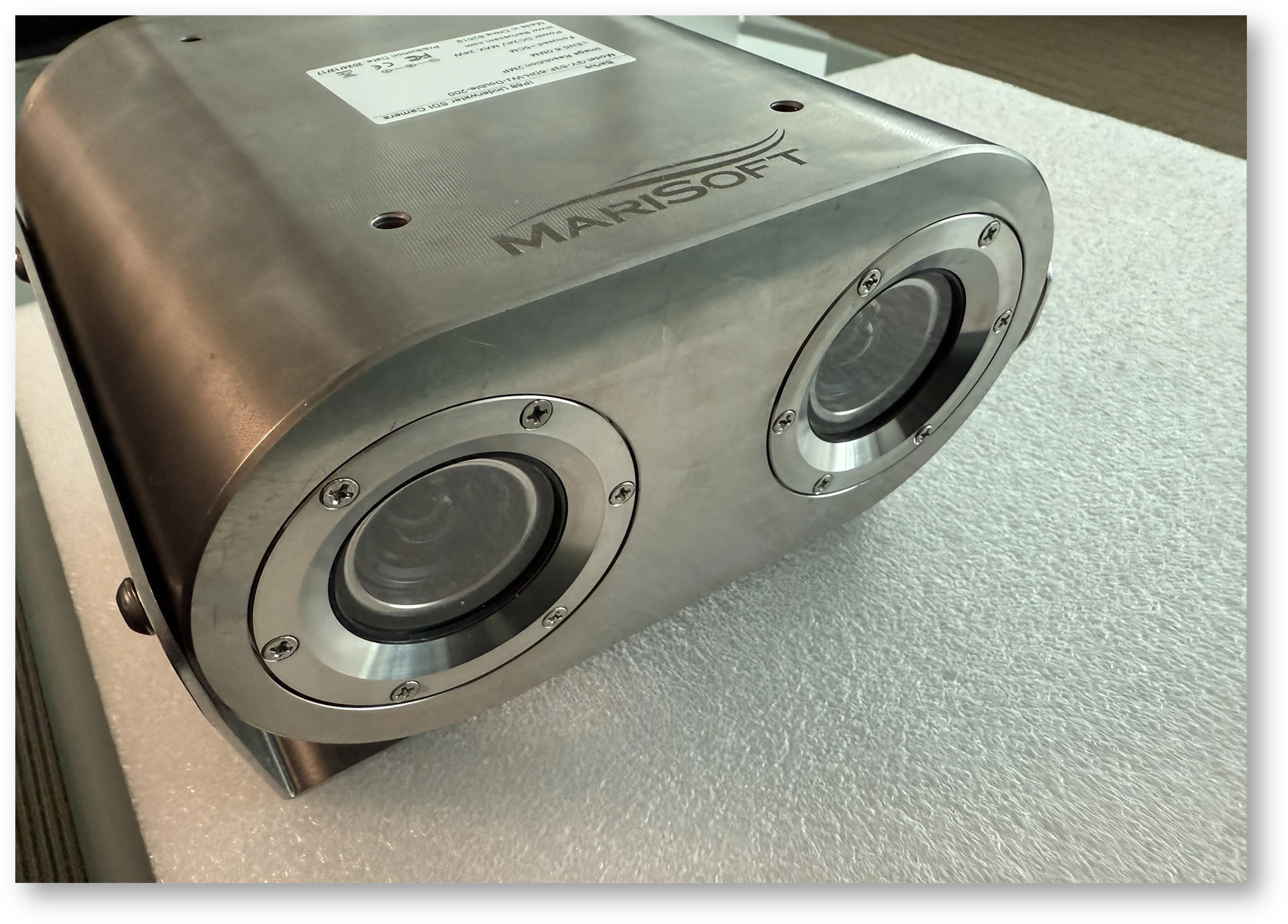 MariSoft purpose-built dual-camera system for subsea photogrammetry